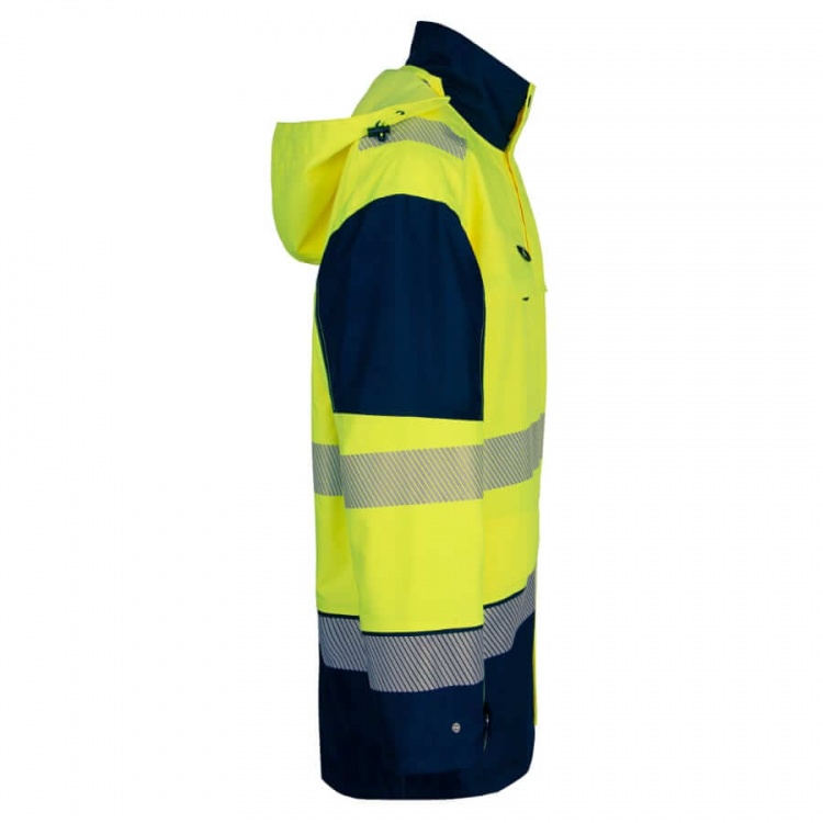 Beeswift BSDJTTSYN Deltic Hi-Vis Jacket Two-Tone Yellow Navy